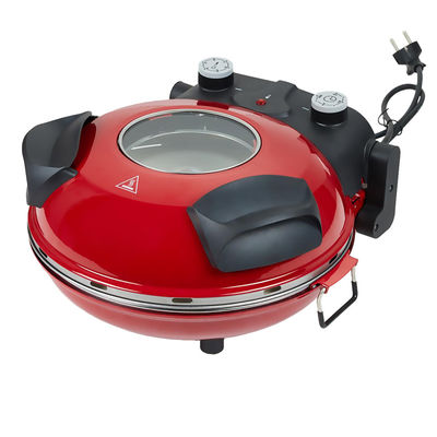 Petit appareil de cuisine 12 pouces rotatif électrique pizza machine