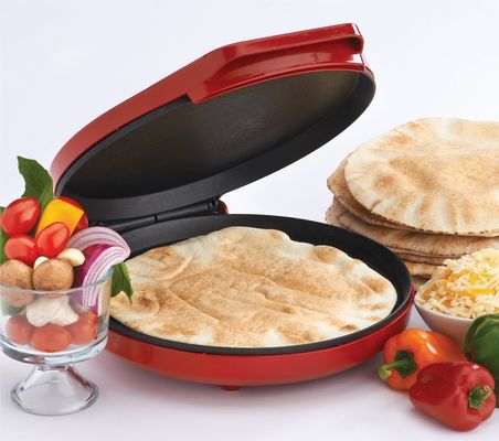 Fabricant de pizzas électriques Anbolife 1400w mini-fabricant de pizzas multifonction et machine de pizza électrique portable