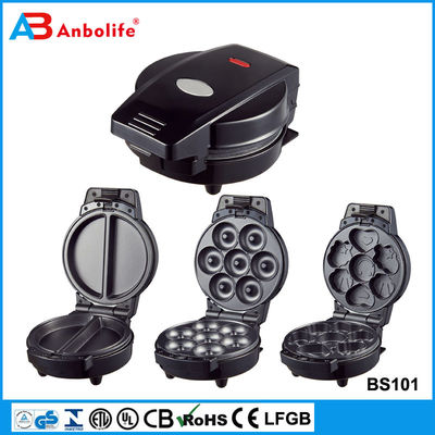 Pâtisserie électrique en céramique pliable de 16 pouces de taille familiale avec revêtement en cuivre de couverture en verre 1200 watts
