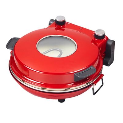 Fabricant de pizzas électriques Anbolife Fabricant de nourriture électrique portable extérieur Cuiseur à pizza 12 pouces Cuiseur à pizza