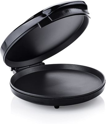 Fabricant de pizzas multifonctions avec réglage de température Idéal pour les pizzas Quiches, crêpes, crêpes BBQ Cuisinier électrique à pizza