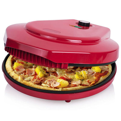 Fabricant de pizzas multifonctions avec réglage de température Idéal pour les pizzas Quiches, crêpes, crêpes BBQ Cuisinier électrique à pizza