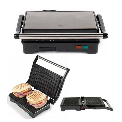 Panini Press Sandwich Maker Surface non adhésive Double chauffeur en acier inoxydable
