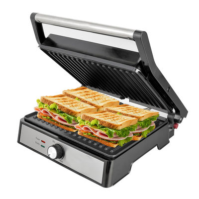 Plaque détachable BBQ Panini Grill Grill sans fumée Grill intérieur écran tactile LED Grill à contact numérique