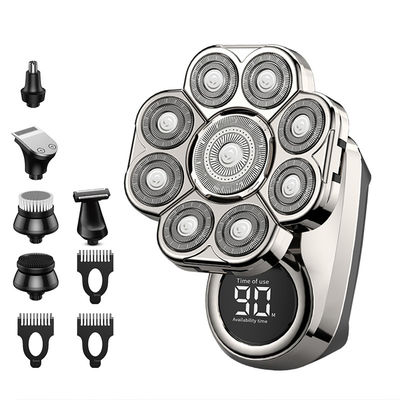 9D Hommes Produits de soins personnels mouillés secs chauves Barbeuses électriques pour hommes chauves