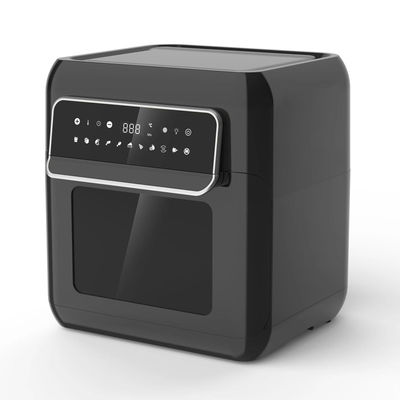 Cuisinière électrique numérique à air frais de 12L avec 8 préréglages de cuisson Rotisserie Déshydratant Cuisinière sans huile Grilleuse multifonctionnelle
