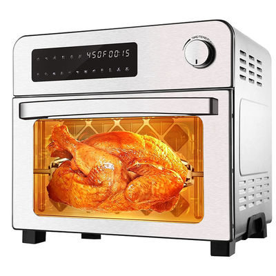 Cuisinière à frire à l'air de 1700W Porte française 5.5L 6.5L 23L en acier inoxydable sans huile