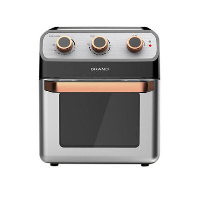 24L 12L Friture à air Fours Appareil de cuisine Appareil de cuisson en acier inoxydable Électricité rétro Grand verre de capacité