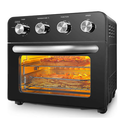 24L 12L Friture à air Fours Appareil de cuisine Appareil de cuisson en acier inoxydable Électricité rétro Grand verre de capacité