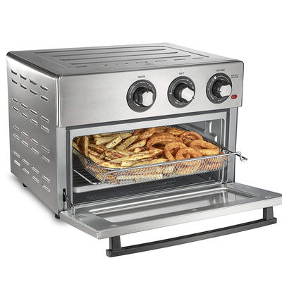 24L 12L Friture à air Fours Appareil de cuisine Appareil de cuisson en acier inoxydable Électricité rétro Grand verre de capacité