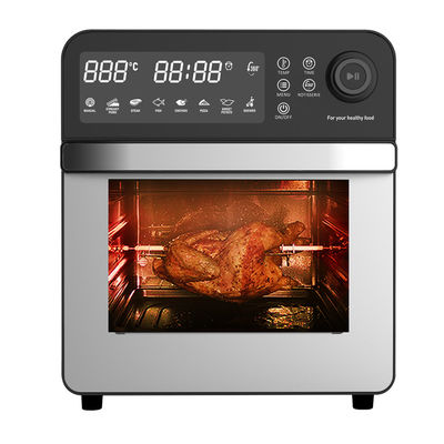 8L 1800W sans huile en acier inoxydable numérique à usage domestique écran tactile friteuse à air à vapeur intelligente