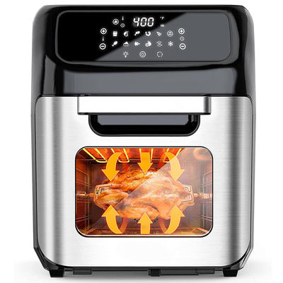 Le plus récent four à friteuse à air sans huile personnalisée Appareil de cuisine à fond sans huile avec revêtement en acier inoxydable commercial numérique