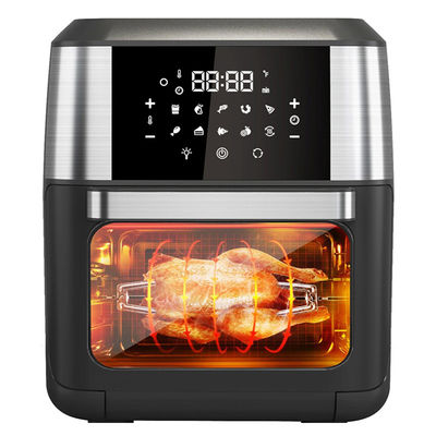 12 litres fourneau de friture à air OEM ODM Grande capacité chips de pommes de terre à vapeur en acier inoxydable électrique numérique