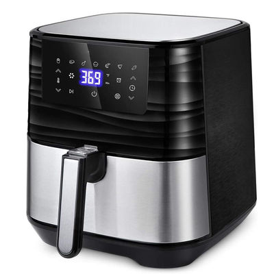 Friteuses à air automatiques XL 8L 7L 6.5L 5L Grande puissance Saine huile sans cuisson Friteuse à air profond électrique