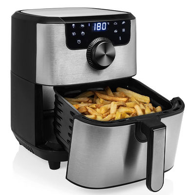Friteuses à air automatiques XL 8L 7L 6.5L 5L Grande puissance Saine huile sans cuisson Friteuse à air profond électrique