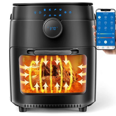 Cuisinière à air blanc de 1800W 12 litres Cuisinière à air numérique sans huile Wtih Wifi Tuya