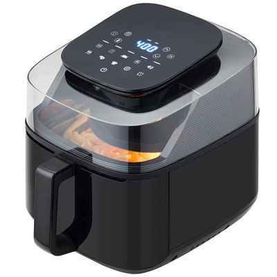 Tuya électrique Wifi 3.5L 4L 5.5L 6.5L 8L 9L Smart Glass Oil Free Friteuse