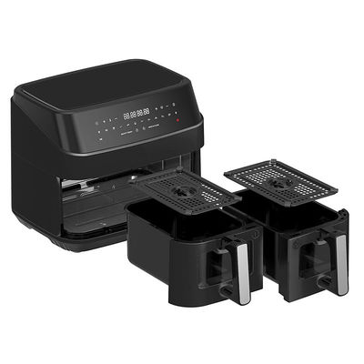 4Friture à double air de 5 litres avec 2 paniers Voir à travers la vitre SYNC Cuisiner Twin Drawer