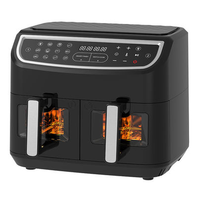 4Friture à double air de 5 litres avec 2 paniers Voir à travers la vitre SYNC Cuisiner Twin Drawer
