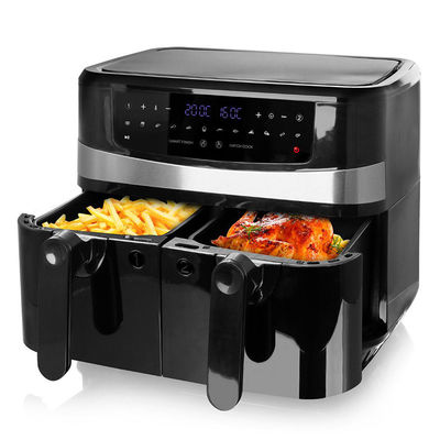Friteuse à double panier sans huile intelligente à double air 9L numérique 2400W