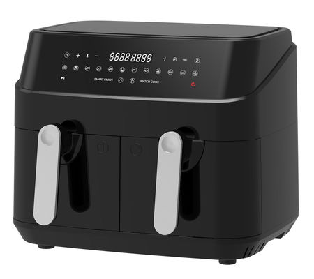 Friteuse à double panier sans huile intelligente à double air 9L numérique 2400W