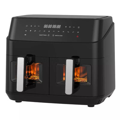 Grande friteuse à double air 9L avec 10 en 1 préréglage tactile