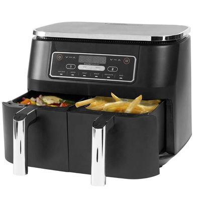 Grande friteuse à double air 9L avec 10 en 1 préréglage tactile