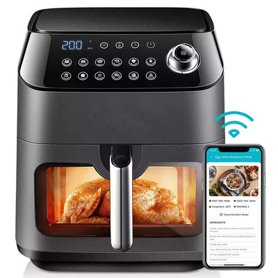 5L 6L 7L 8L Friture à double air visible Cuisson rapide à chaud sans huile Smart Wifi