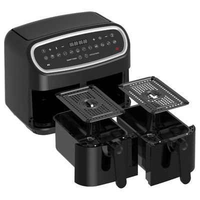 9L 2000W Smart Air Fryer Double panier numérique avec fenêtre visible