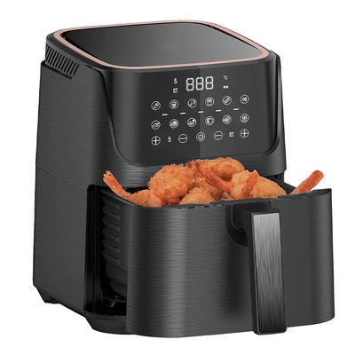 Friteuse à air double de qualité commerciale maison utilisée sans bâton, sans huile 5,5 litres