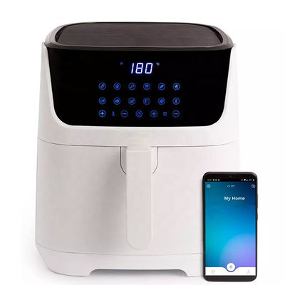 Friteuse à air double de qualité commerciale maison utilisée sans bâton, sans huile 5,5 litres