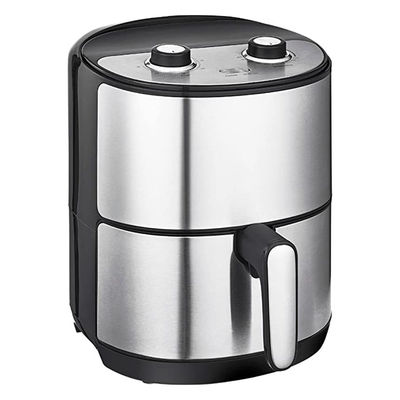 Friteuse à air double de qualité commerciale maison utilisée sans bâton, sans huile 5,5 litres