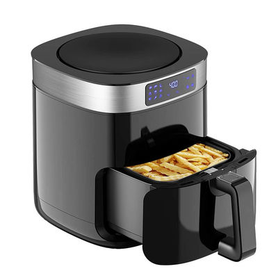 Petite cuisine électrique maison 8L friteuse à air numérique 1700W cuisinière en acier inoxydable zone double panier