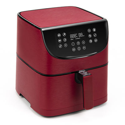 Petite cuisine électrique maison 8L friteuse à air numérique 1700W cuisinière en acier inoxydable zone double panier