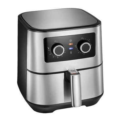 Petite cuisine électrique maison 8L friteuse à air numérique 1700W cuisinière en acier inoxydable zone double panier
