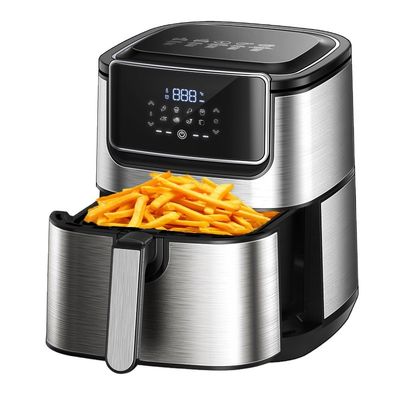 Cuisine Appareils ménagers Friteuses à air profond maison Saine Grande capacité 6l 6.5l 7l 8l électrique