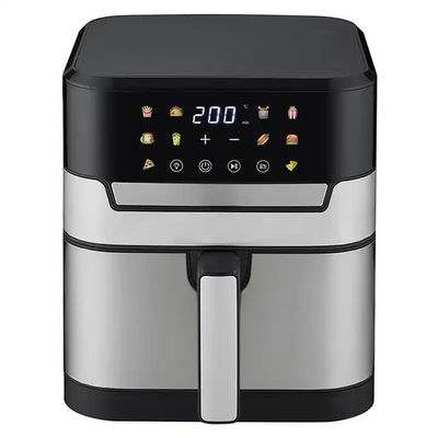 Écran tactile intelligent magnifique friteuse à air numérique 6qt 8 en 1 personnalisée sans huile électrique à chaud