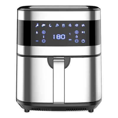 Commande numérique Anbolife 1800w 8L Capacité four à frire à l'air avec affichage de menu LCD