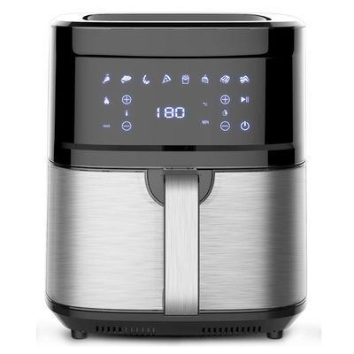 Commande numérique Anbolife 1800w 8L Capacité four à frire à l'air avec affichage de menu LCD