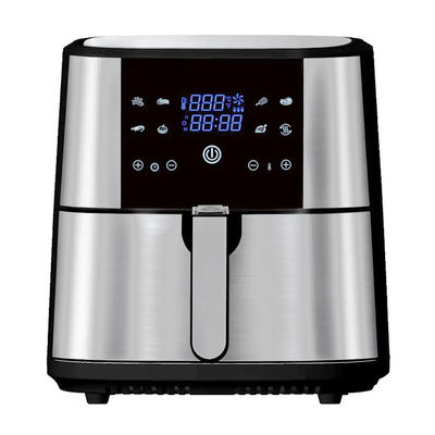 Commande numérique Anbolife 1800w 8L Capacité four à frire à l'air avec affichage de menu LCD