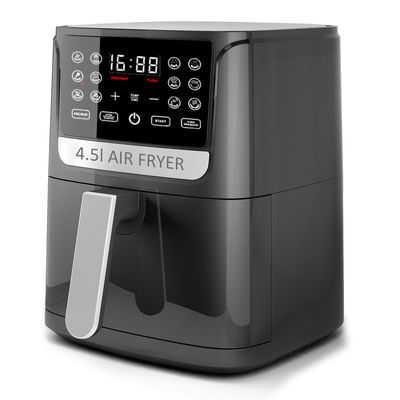 4.5 litres de silicone en panier à air friteur en acier inoxydable