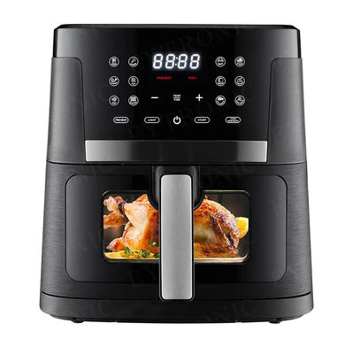 Friture à air numérique compacte 6.5L 7L à fenêtre visuelle