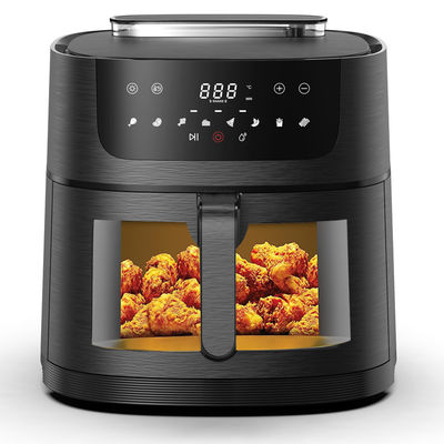 Friture à air numérique compacte 6.5L 7L à fenêtre visuelle