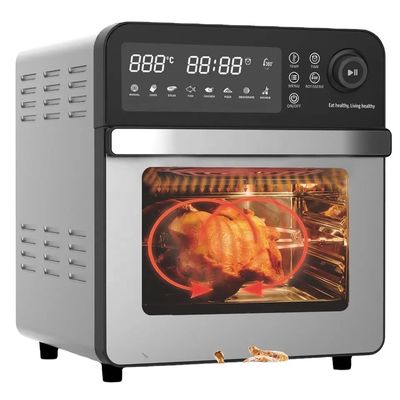 Friteuse à vapeur numérique avec écran numérique en acier inoxydable Rotisserie poulet Grill Machine