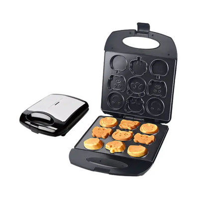 4 pancakes oeuf noyau personnalisé Waffle Maker ronde pour la maison individuelle enfants gâteau cuisson