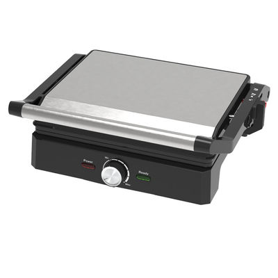 Grill électrique Panini à barbecue à 4 tranches avec réglage de la température et de l'heure