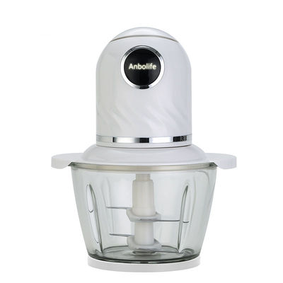 Chopper de mélangeur de 400W professionnel 2L en acier inoxydable en verre moulin à viande électrique