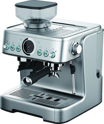 20 bar machine à expresso italienne en acier inoxydable brossé