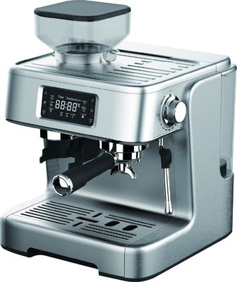 20 bar machine à expresso italienne en acier inoxydable brossé