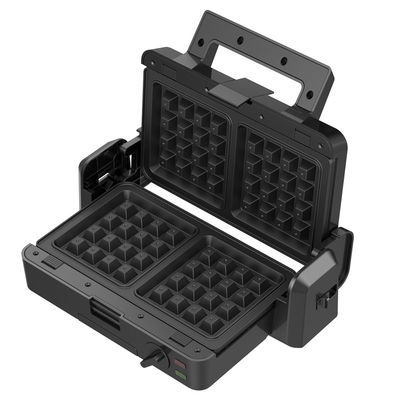 Grille à contact amovible de 1200W 3 plaques 105 180 degrés température ouverte régler le bouton électrique PTFE antiadhésif pour le barbecue domestique